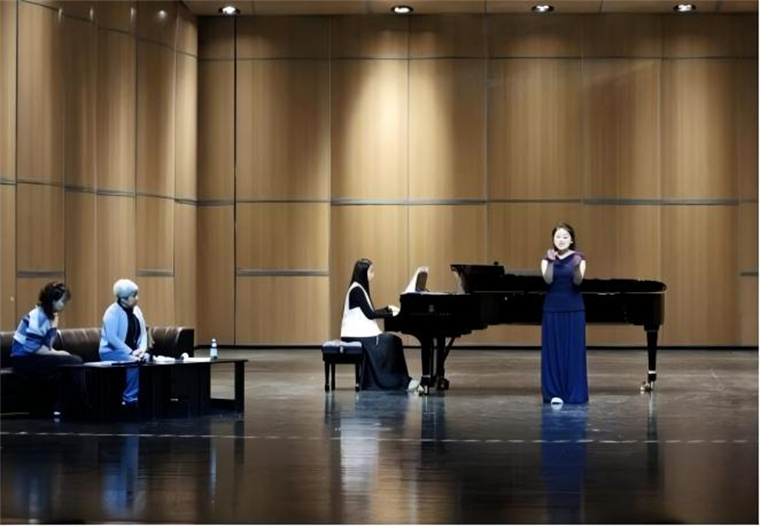世界著名女高音歌唱家迪里拜尔教授为永利官网师生开展公益大师课