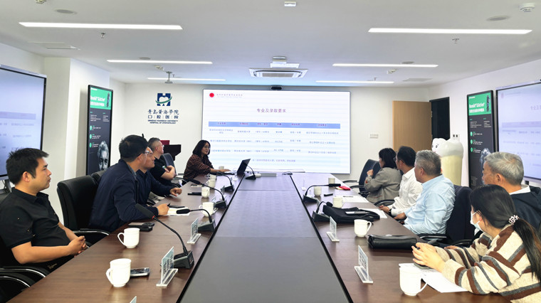 青岛大学全科医学院一行来永利官网考察交流 共商口腔医学合作项目