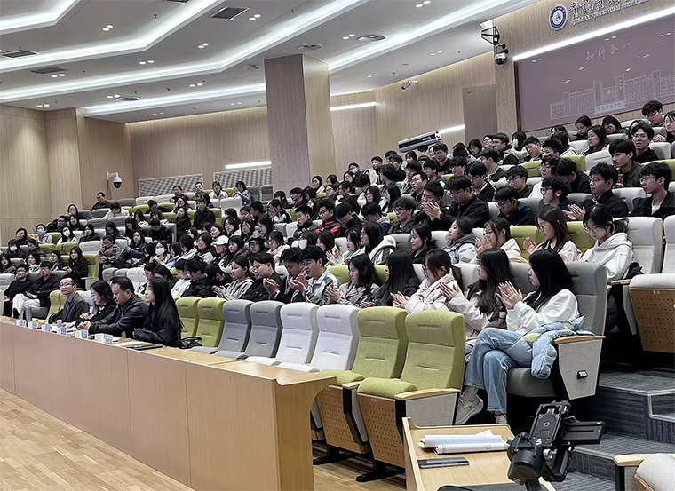 儒商讲堂第五期暨青岛市2025跨境电商“走进高校”活动在永利官网成功举办