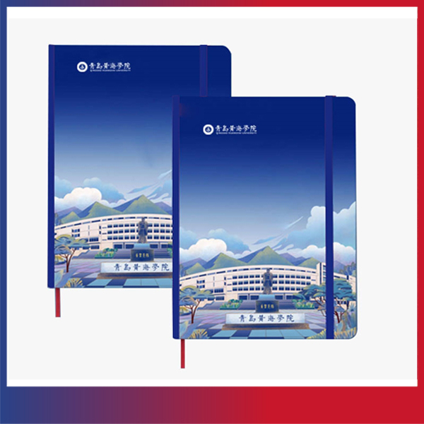 248cc永利集团文创纪念品——手绘风格笔记本（蓝色）